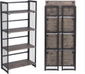 4-Tier Foldable Bookshelf Bookcase P38162