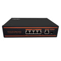 10 Port Gigabit PoE Switch, 8 Port PoE+ 1000Mbps, 2 Uplink Port, 150W, Metal, Fanless, Pack of 2 N754