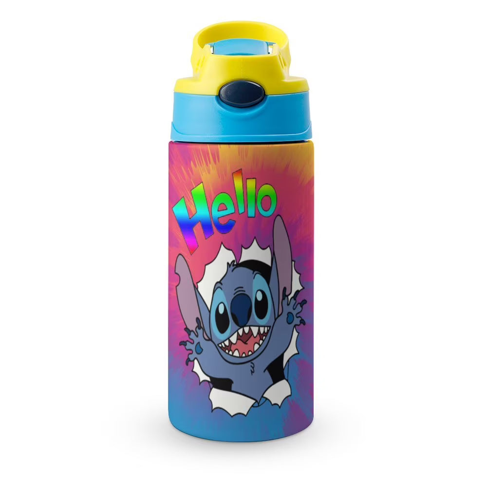 Stainless Steel Vacuum Insulated Water Bottle With Straw W7424