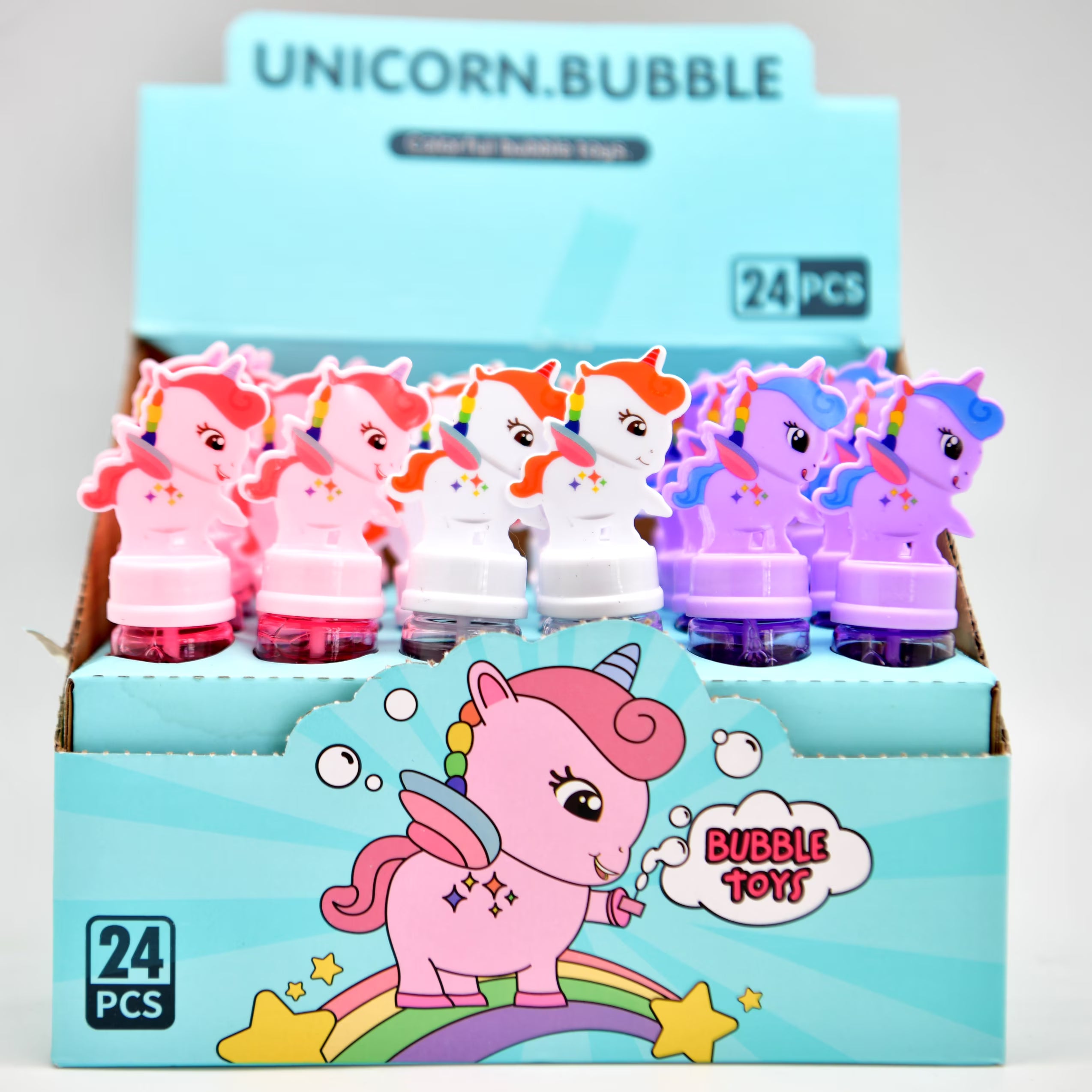 24 Pack Bubble Wand Favors with Solution C531712