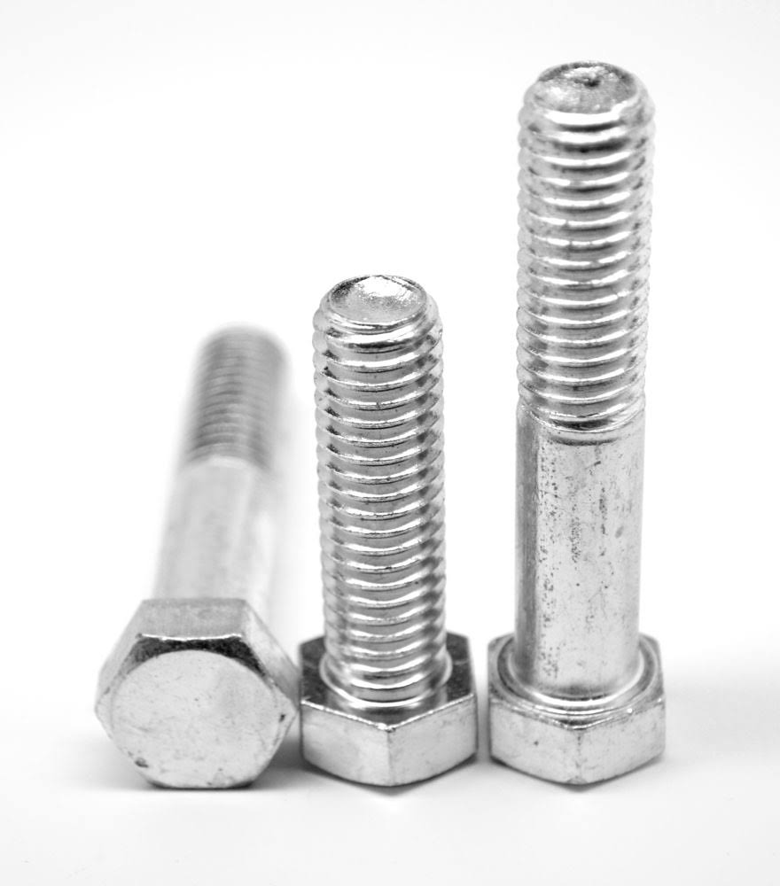 22 x 4x22 Coarse Thread Grade 5 Hex Cap Screw Medium Carbon Steel Zinc Plated F750