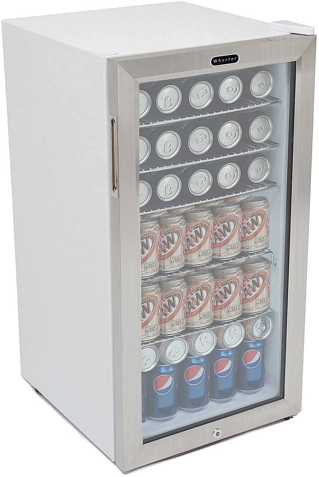 Stainless Steel Beverage Refrigerator With Lock B806137
