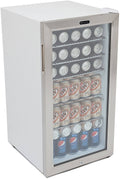 Stainless Steel Beverage Refrigerator With Lock B806137