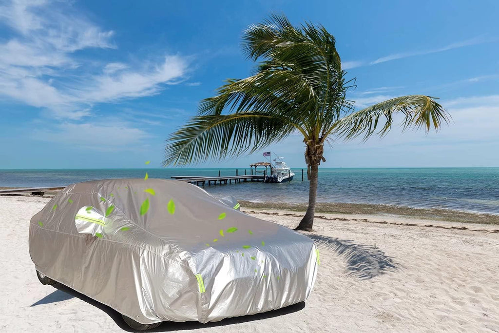 Waterproof 6 Layers Outdoor Full Exterior Car Cover V8554
