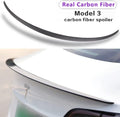 Real Carbon Fiber Rear Trunk Spoiler R533