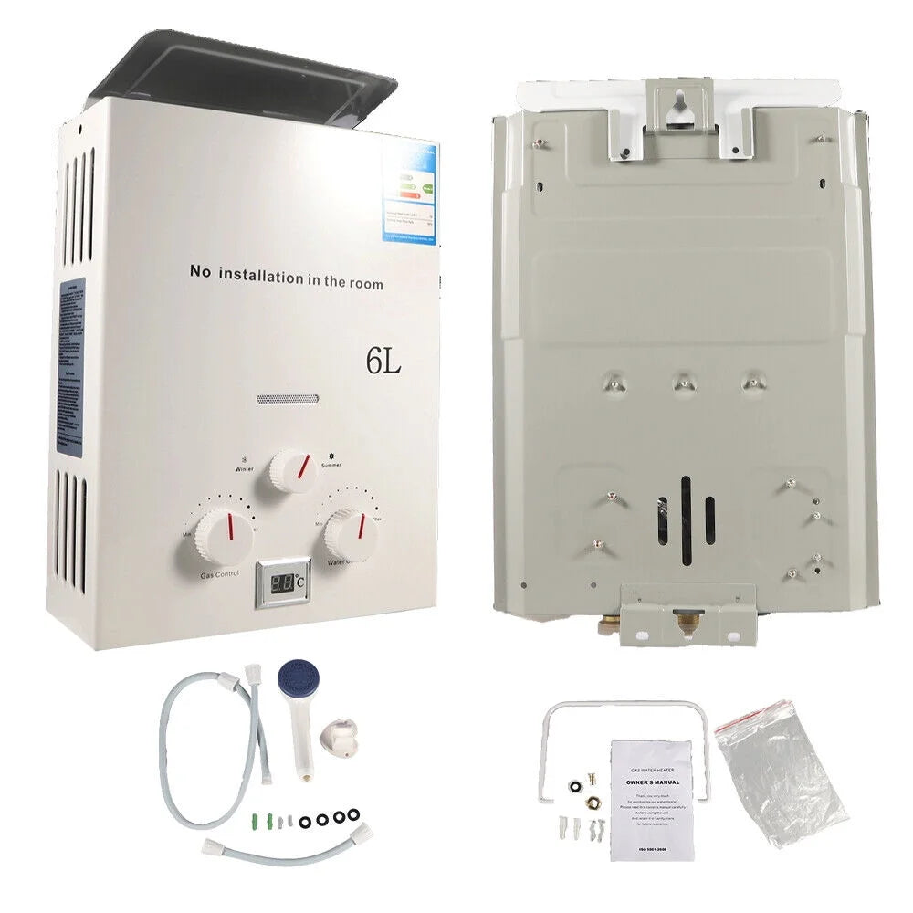 6L LPG Propane Gas Tankless Water Heater W4257