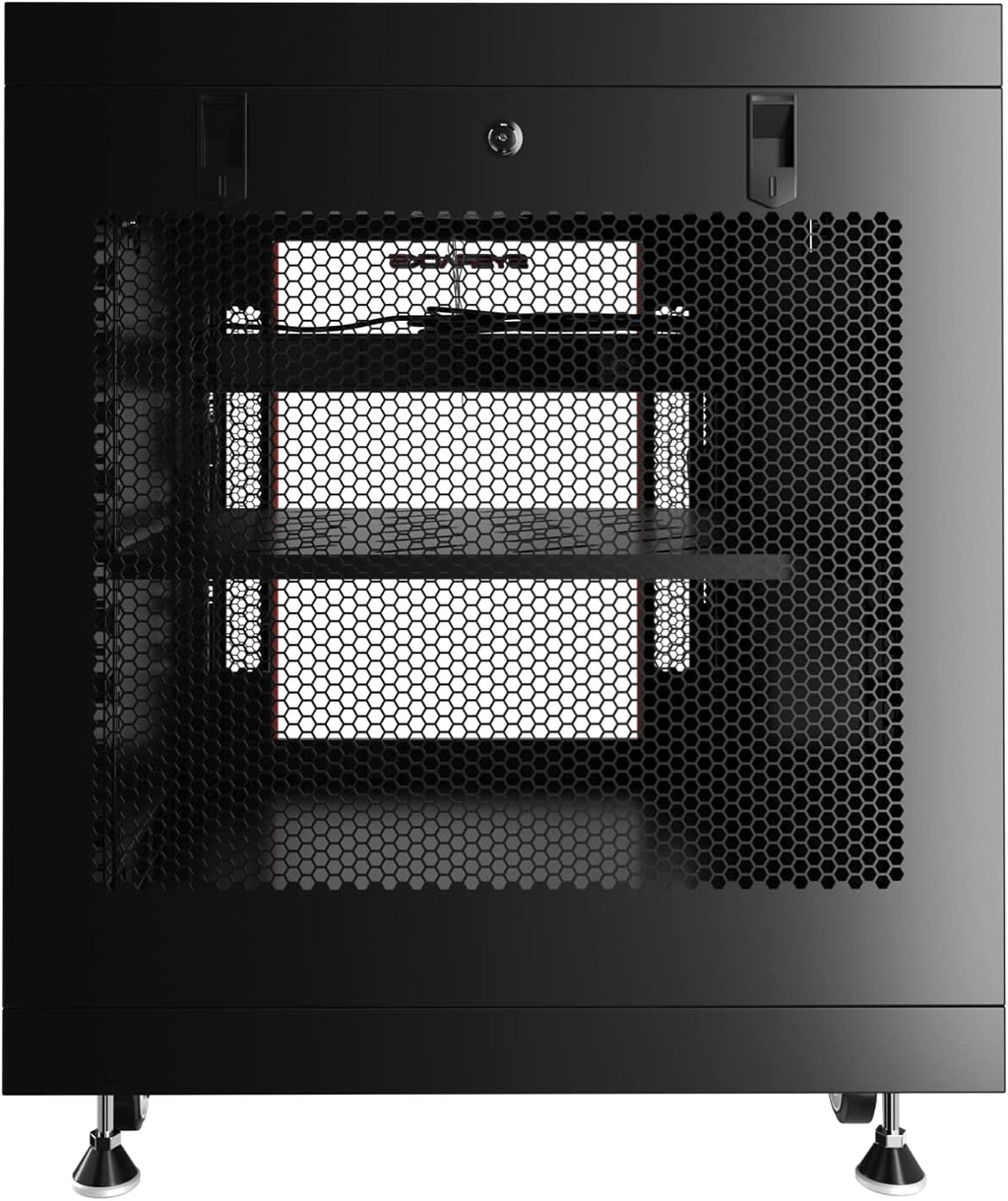 12U Server Rack Locking Cabinet Network Enclosure 35-inch Depth H531