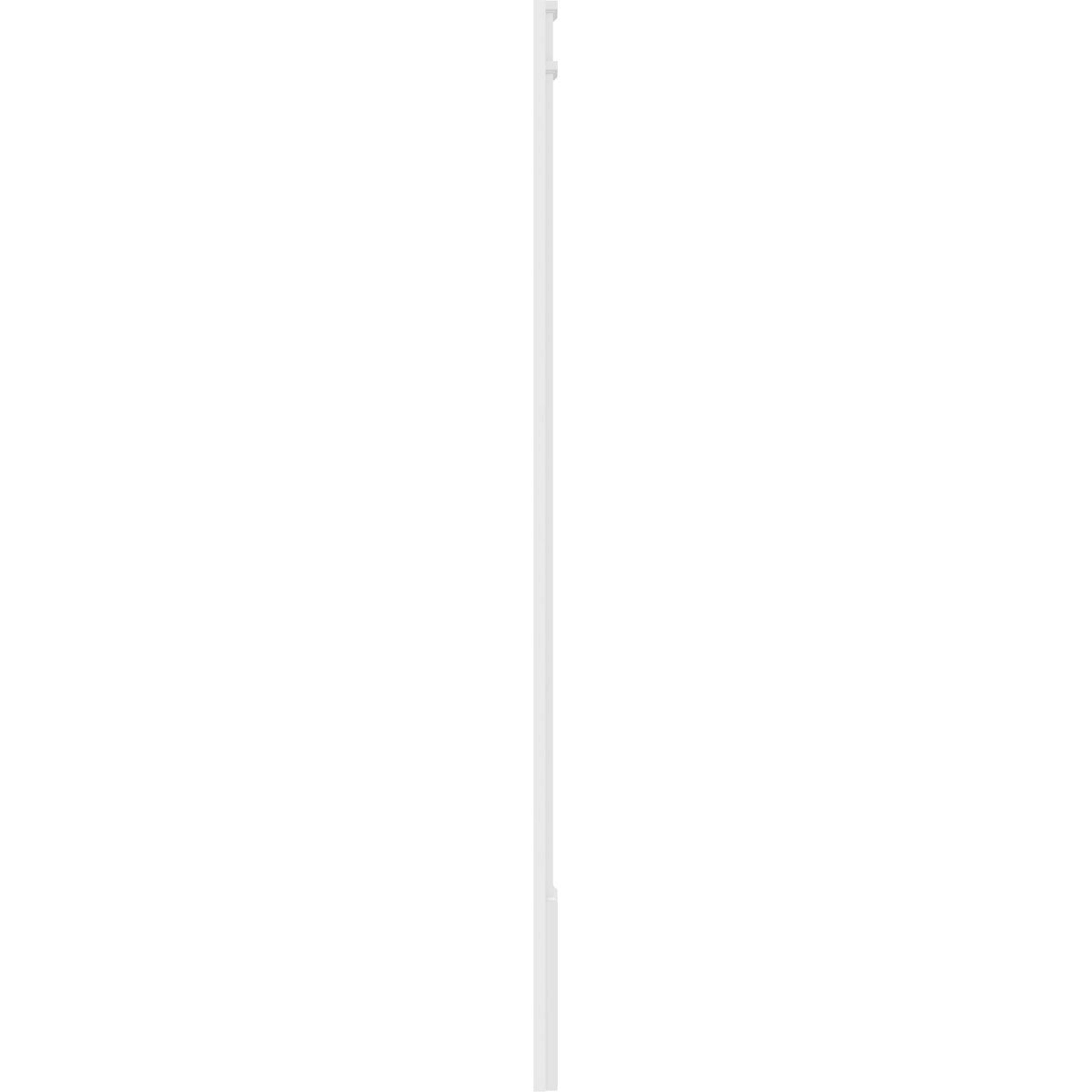 Two Equal Flat Panel PVC Pilaster with Standard Capital & Base (Pair) C103690