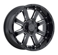 Black Rhino Sierra Gloss Black Milled Spokes 8x170 -12mm L50978