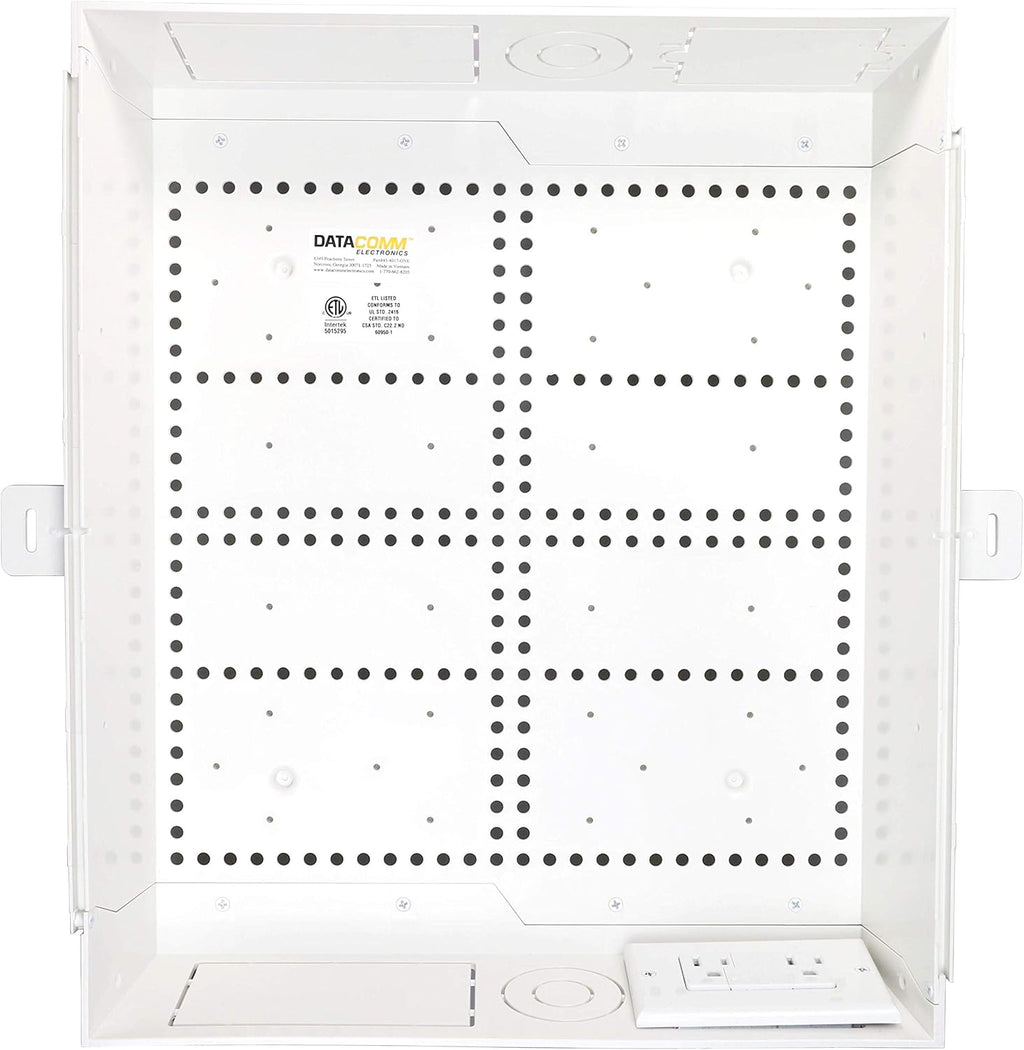 Connected Media Box with Duplex Power Receptacle Z9037