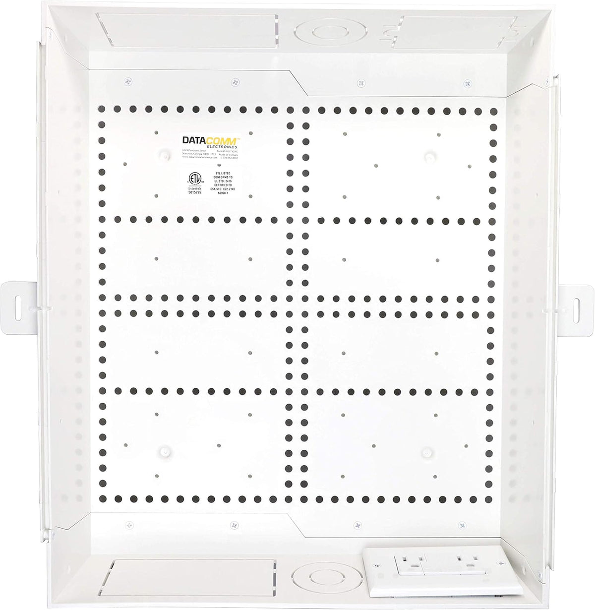 Connected Media Box with Duplex Power Receptacle Z9037