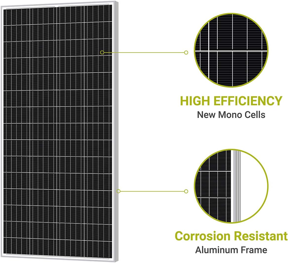 180W 12V Monocrystalline Solar Panel E34349
