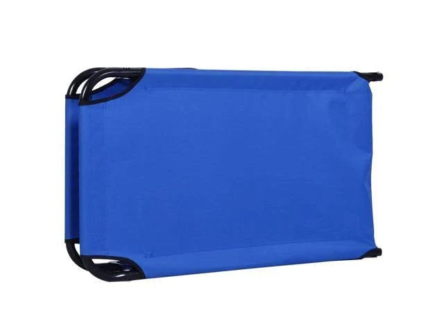 Blue Military Folding Camping Cot W33015