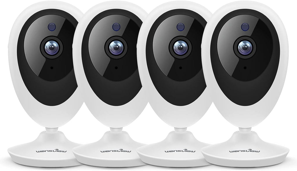 1080P HD WiFi Indoor Security Camera 4pcs with Motion Detection Two-Way Audio Night Vision I221