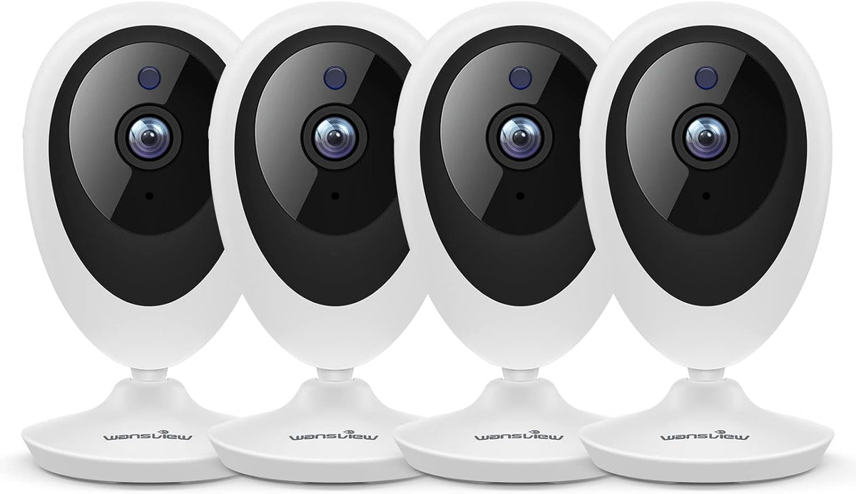 1080P HD WiFi Indoor Security Camera 4pcs with Motion Detection Two-Way Audio Night Vision I221