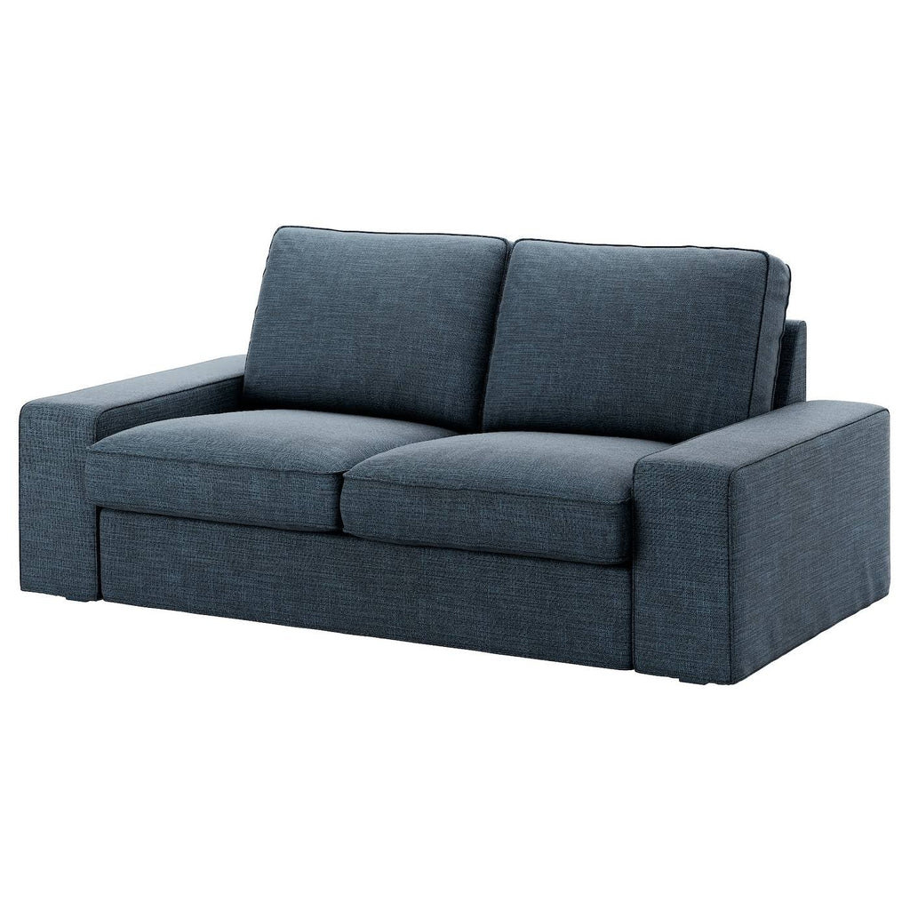 Dark Blue Loveseat I70962