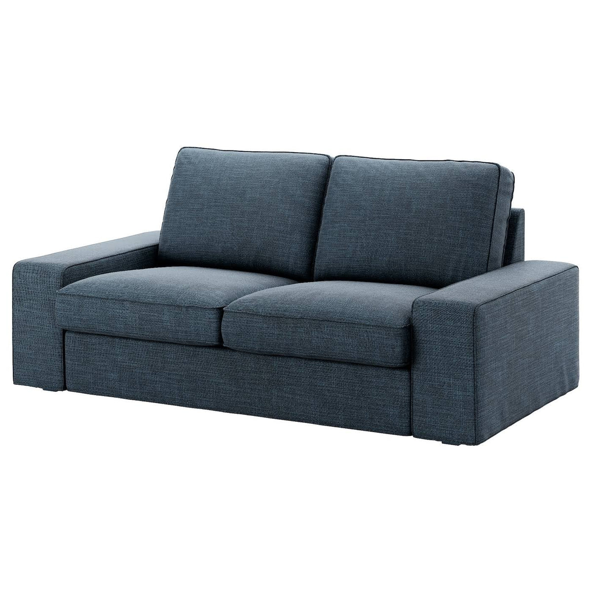 Dark Blue Loveseat I70962