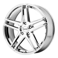 Chrome PVD 17x7.5 5x112 42mm Silver Wheel E97934