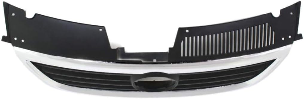 Chrome Shell Grille Assembly with Black Insert for Volkswagen Passat 2006-2010 I450