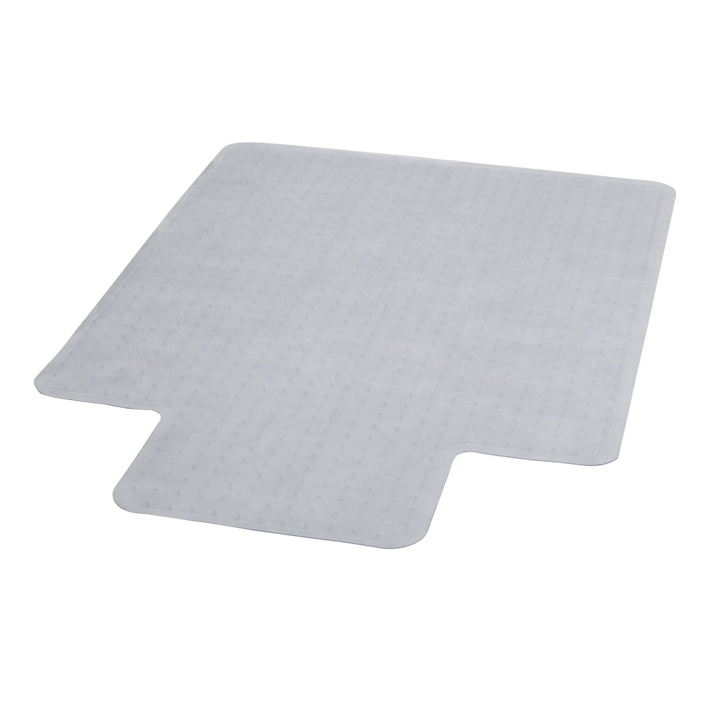 Clear Contemporary Carpet Chair Mat with Lip T89564