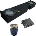 Compatible with 01-14 Ford F250 F350 Ext Super Cab Truck Dual 10 Sub Box & CXA400.1 M2957