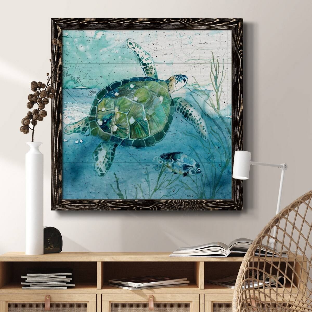 Framed Canvas 31.5x31.5 N52514