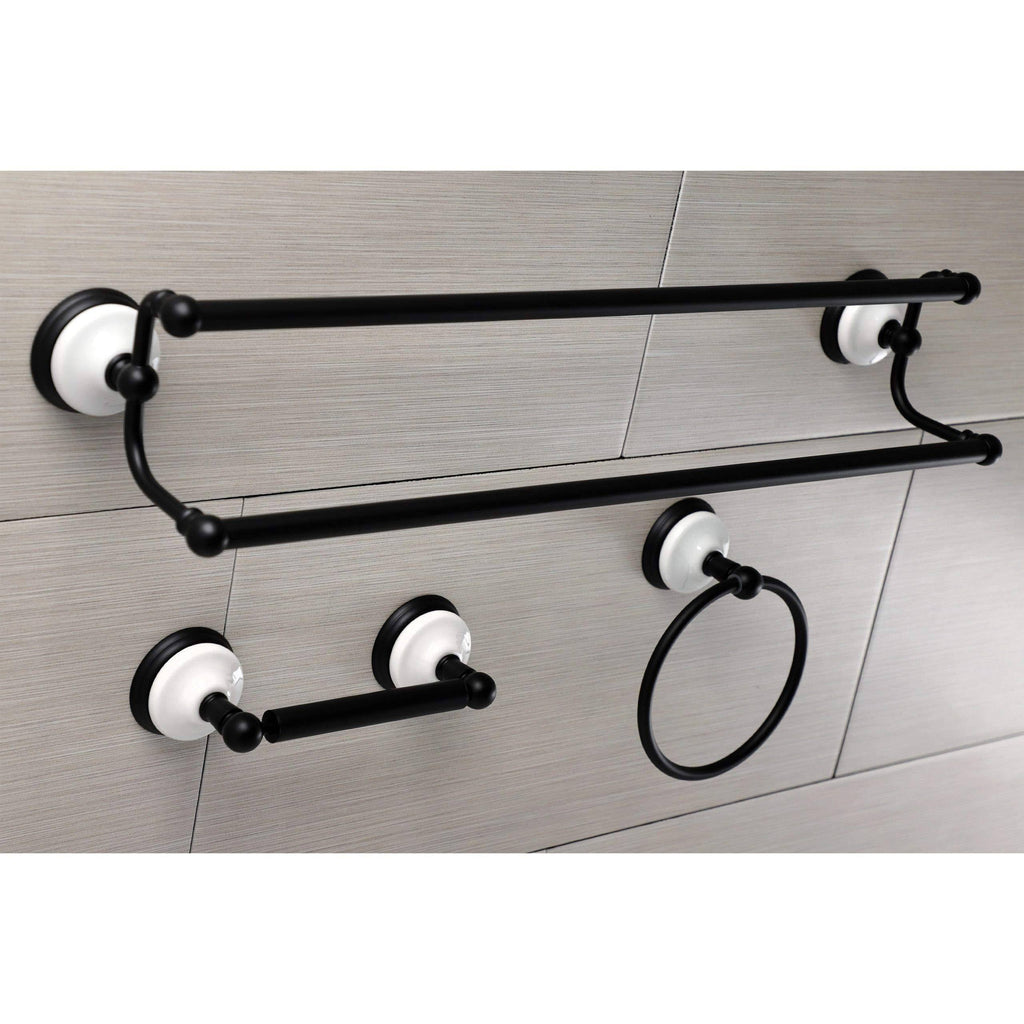 Victorian 3-Piece Bathroom Hardware, Polished Brass Z5912