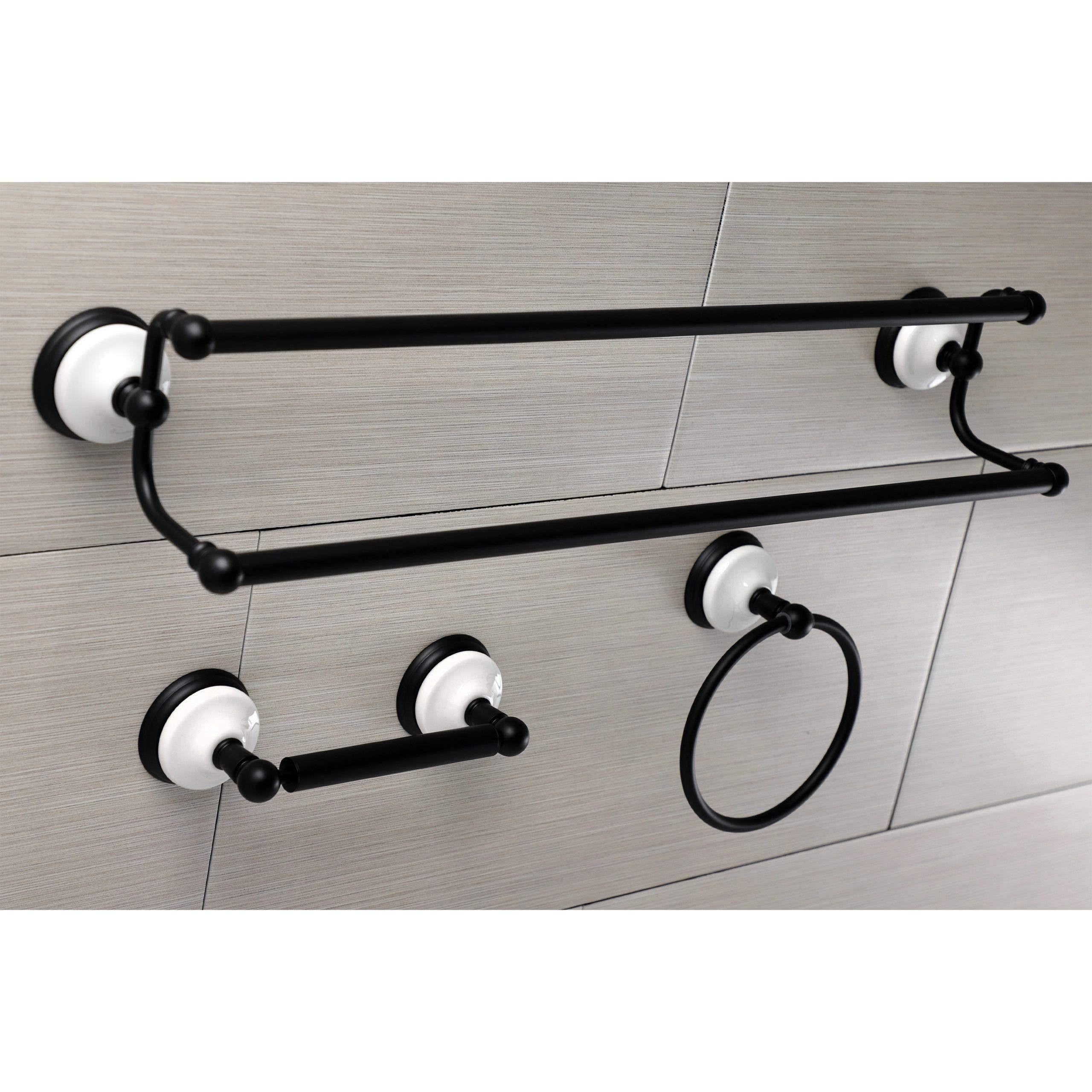 Victorian 3-Piece Bathroom Hardware, Polished Brass Z5912