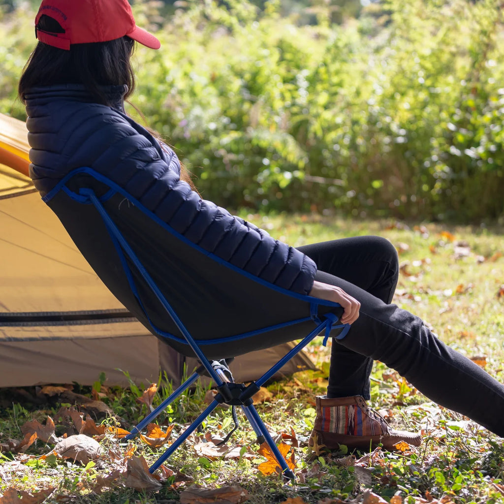 Compact Folding Backpacking Chair, Black O9331
