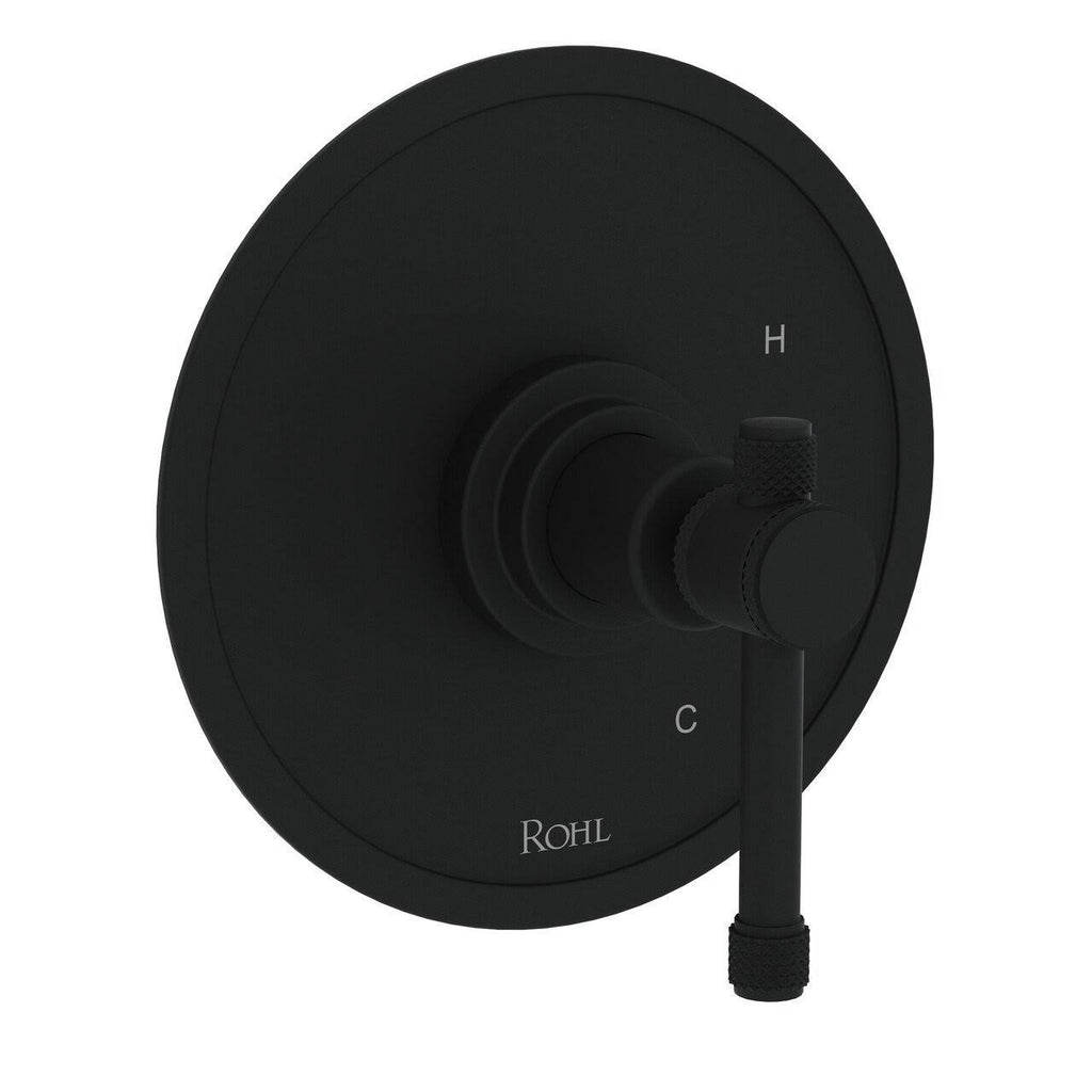 Matte Black Pressure Balance Trim W826132