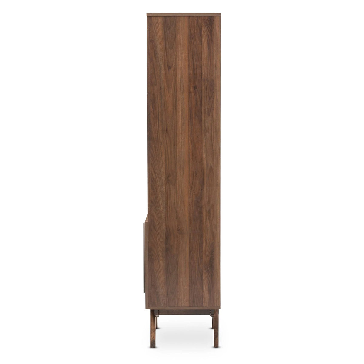Walnut Brown Wood Bookcase F501312
