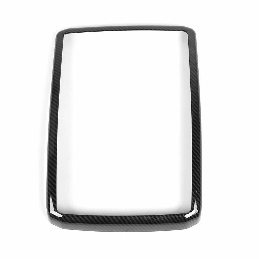 Carbon Fiber Roof Reading Light Frame Decor Cover Trim N16451