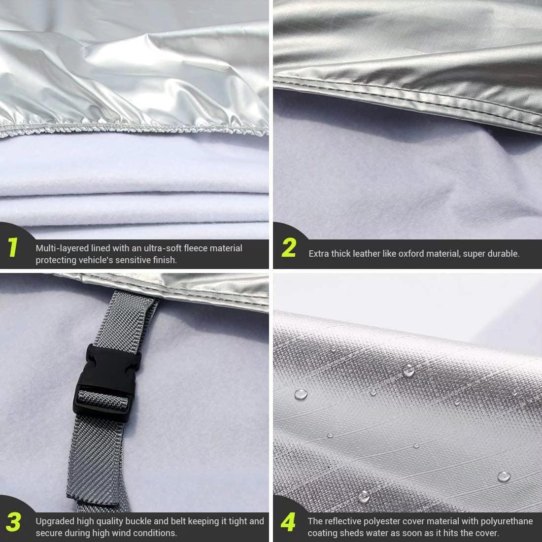 Waterproof 6 Layers Outdoor Full Exterior Car Cover V8554