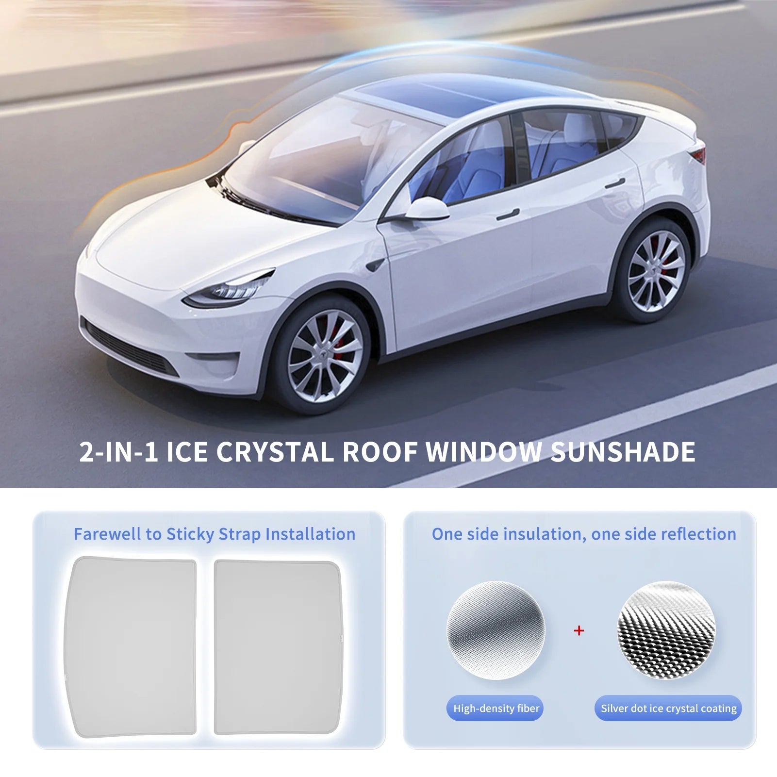 Roof Window Sunshade with Storage Bag O156519