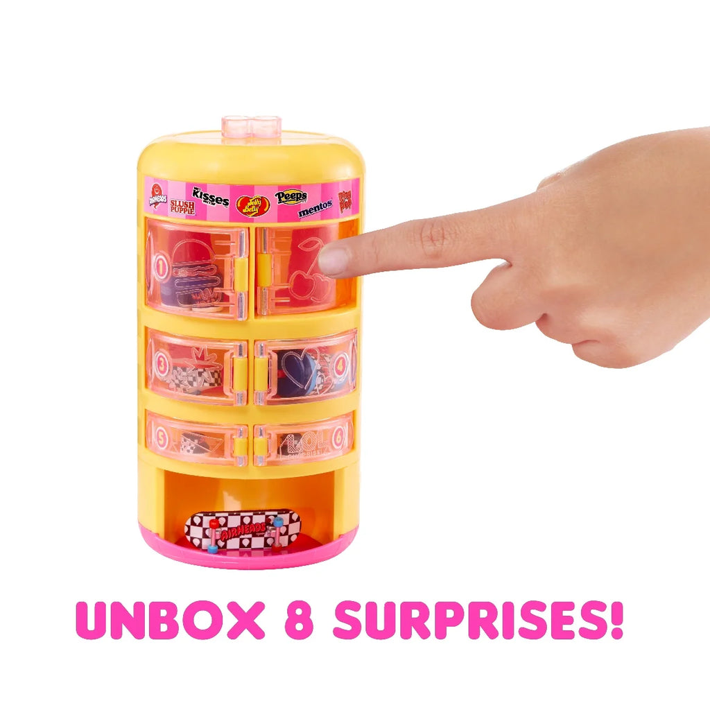 Mini Sweets Surprise-O-Matic Series 2 with 8 Surprises, Accessories, Limited Edition Doll, Candy Theme, Collectible Doll N894
