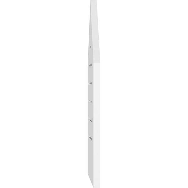 Peaked Top Surface Mount PVC Gable Vent Z73646
