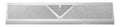 3-Way Powder Coat White Steel Floor Baseboard Diffuser C988508