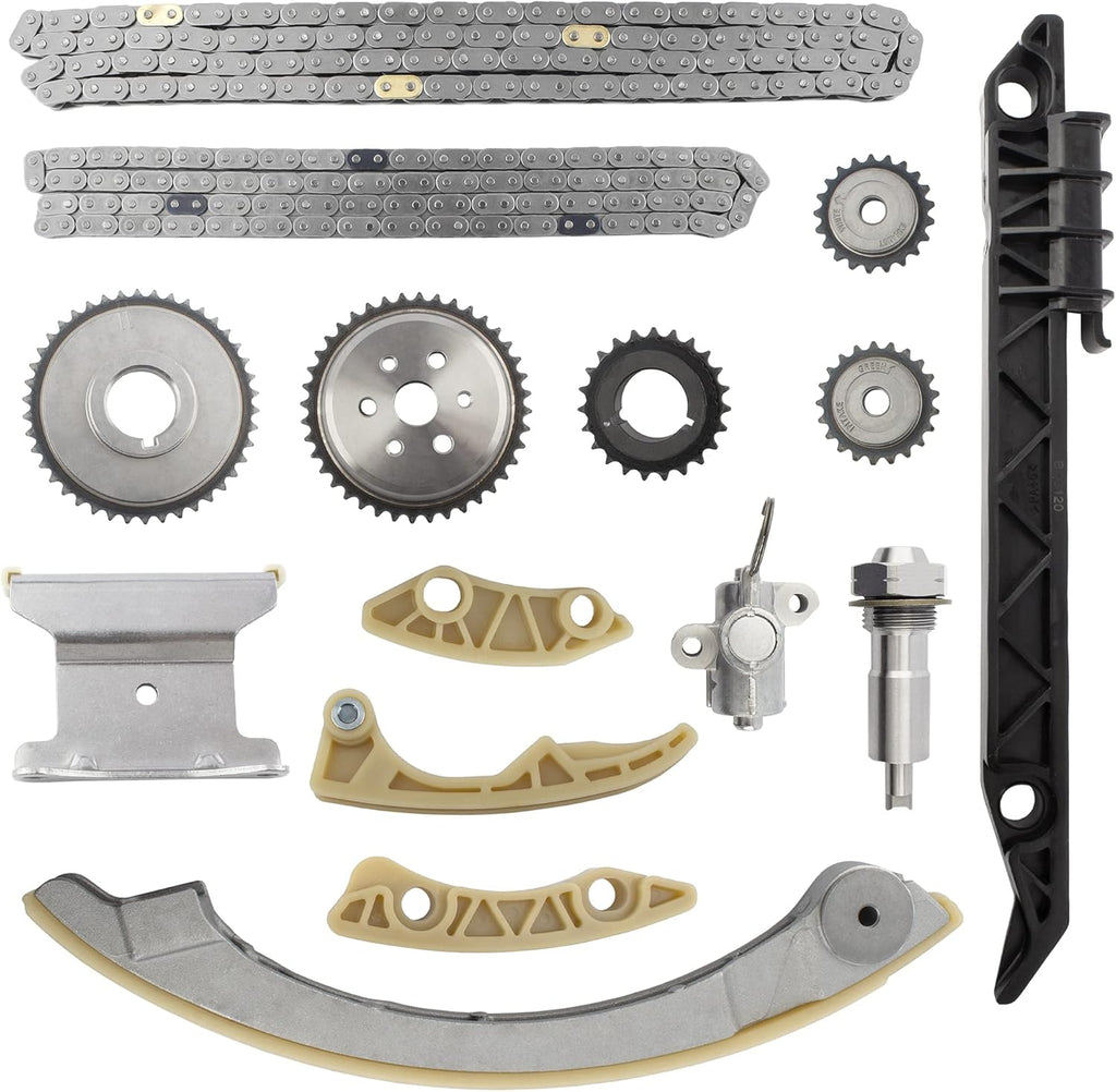 Engine Timing Chain Kit with Chain Guide Tensioner Sprocket X871