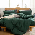 Queen 3 PCs Percale Cotton Duvet Cover Set R8527