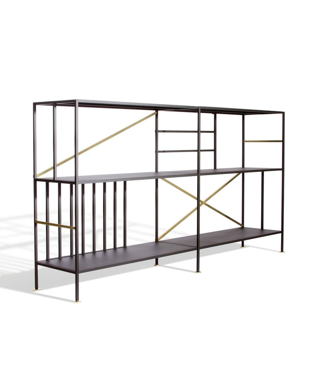 Black 2 Shelf Bookcase X15258