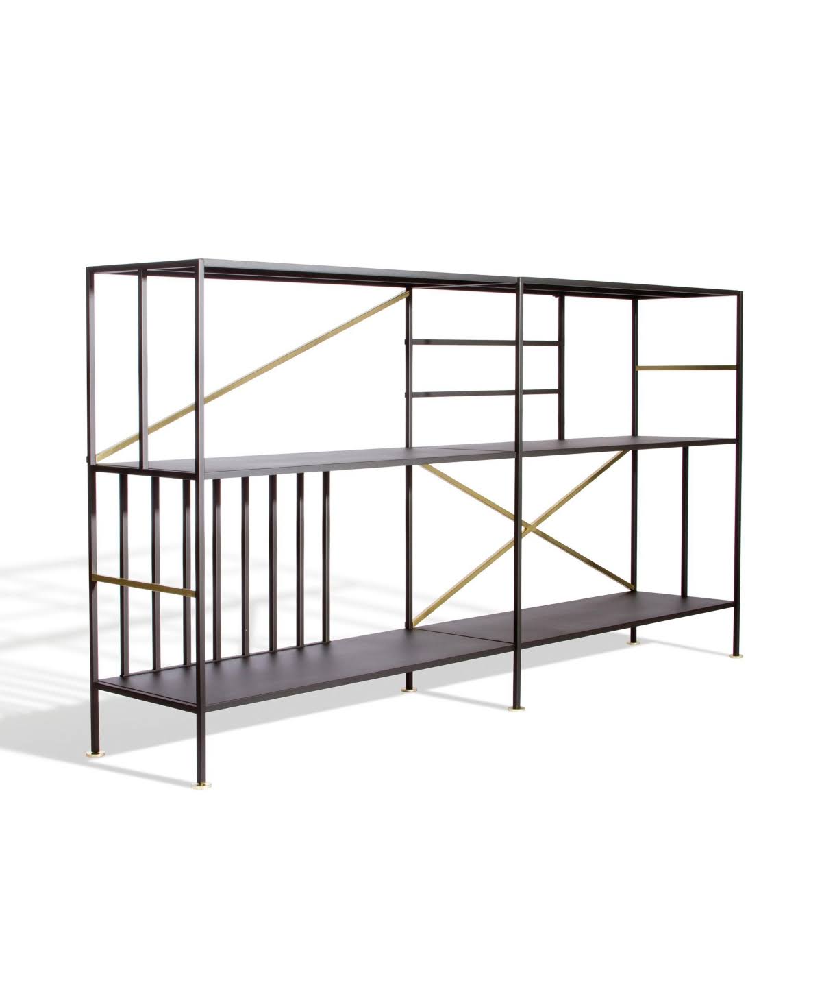 Black 2 Shelf Bookcase X15258