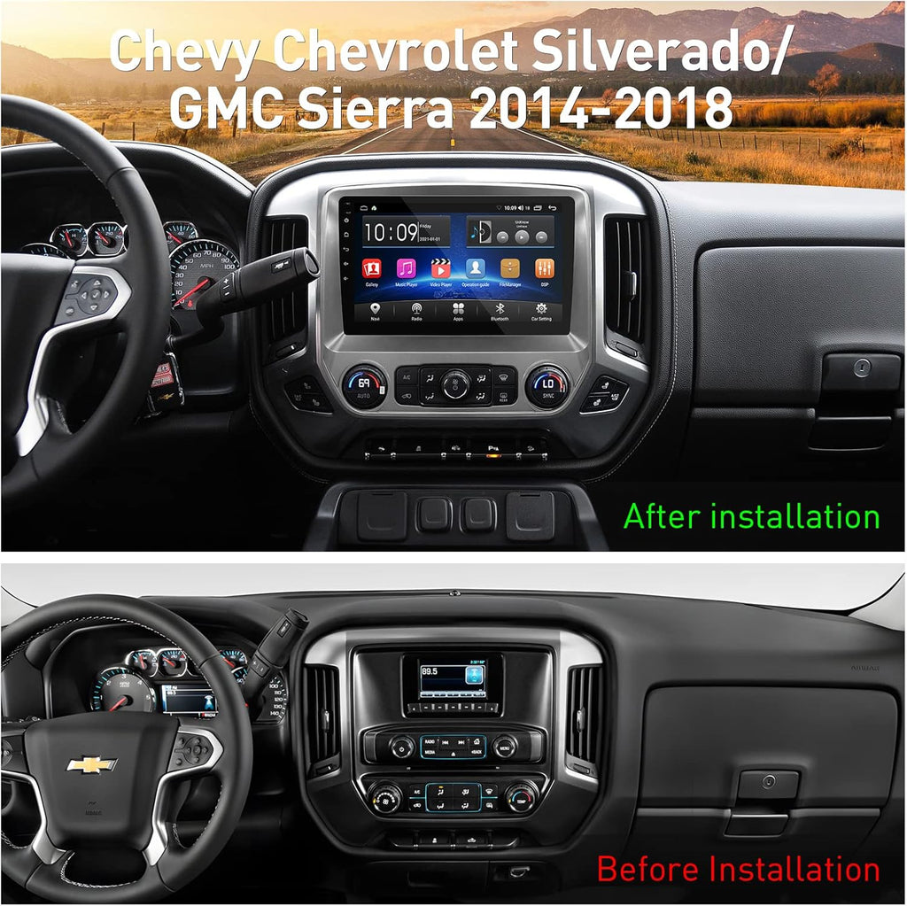 Android 10.0 Car Stereo with Carplay, Bluetooth, AHD Rear View Camera A568419