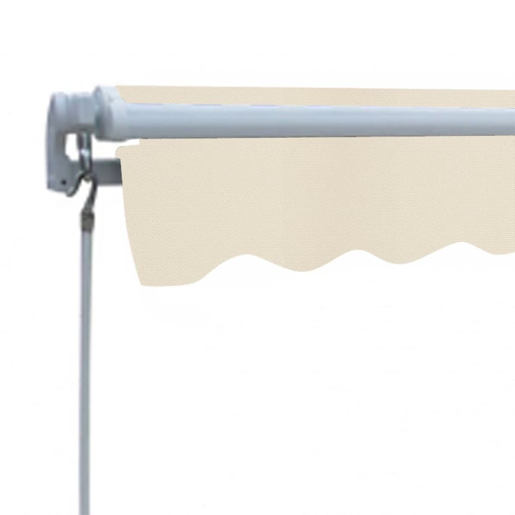 Folding Awning Manual Operated 118.1" Cream T730930
