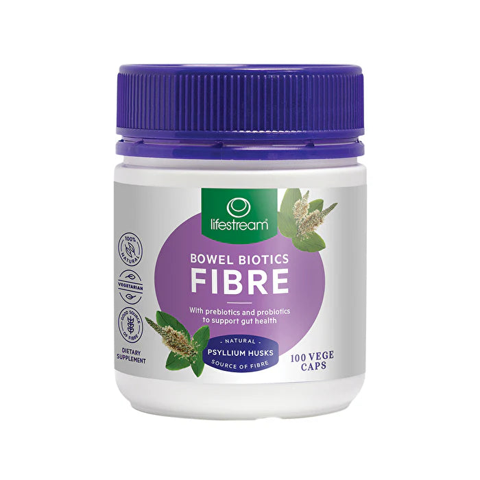Bowel Biotics Fibre with Prebiotics & Probiotics 100vc C167