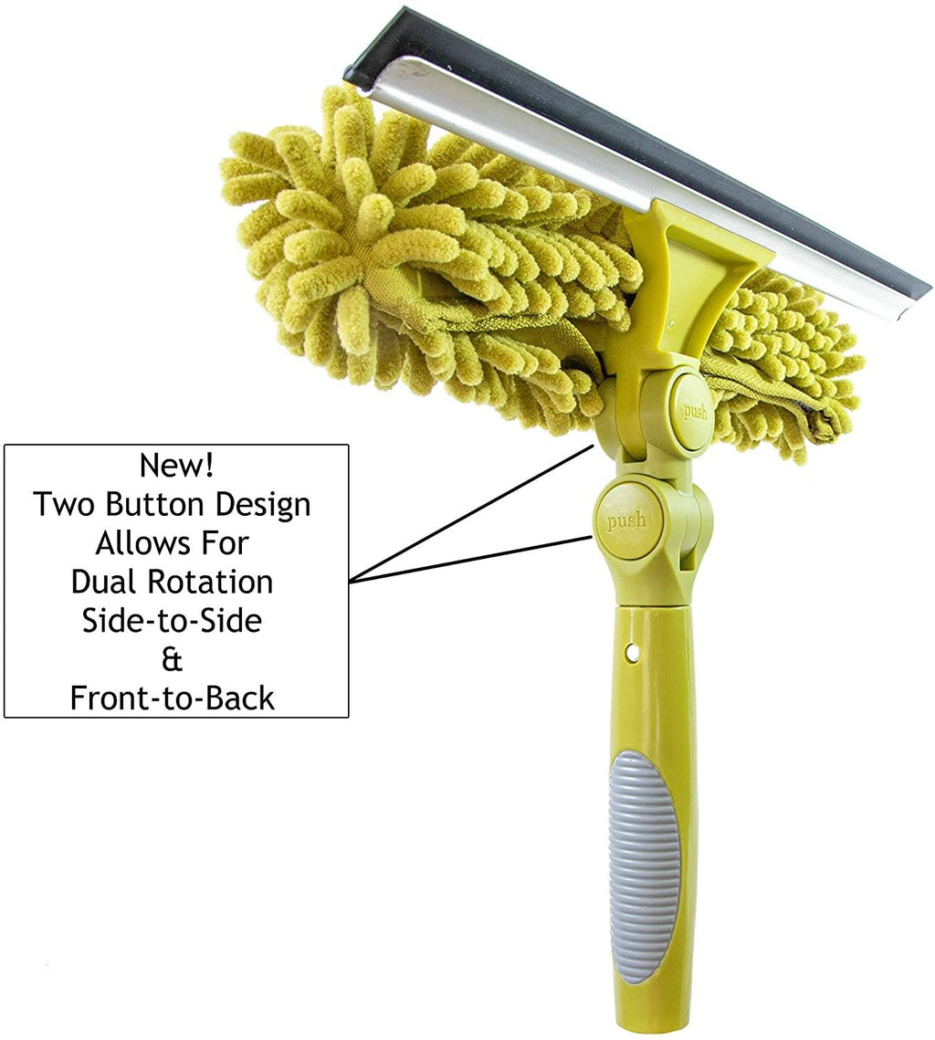 7-30 Foot Extension Pole with Squeegee and Window Washer Q1185