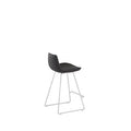 Black Eco Leather Bar Stool B4114