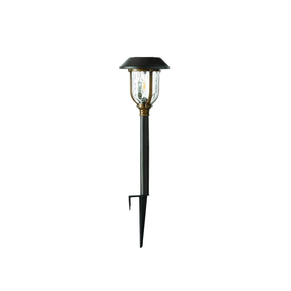 Bronze and Brass LED Diecast Landscape Pathway Light Set (4-Pack) T154983