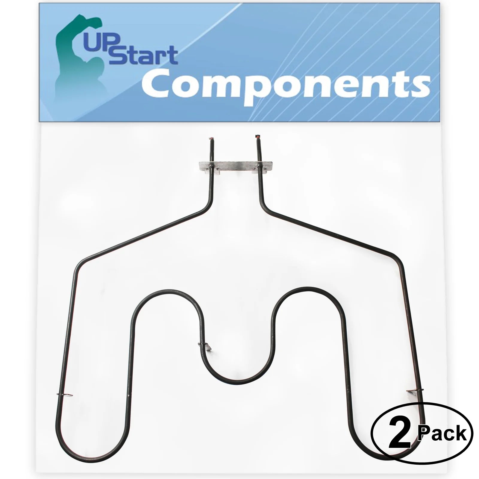 2-Pack Bake Element for General Electric Oven Heating Element V413