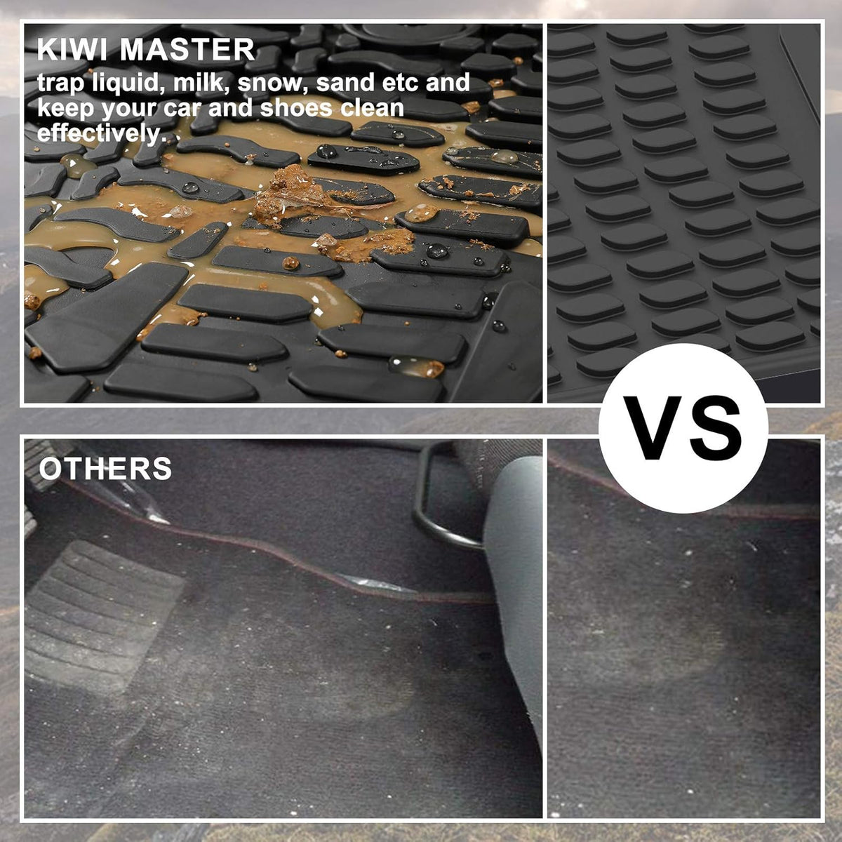 Black TPE Cargo Trunk Mat Pack of 2 D143657