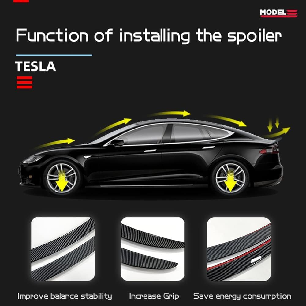 Real Carbon Fiber Rear Trunk Spoiler R533